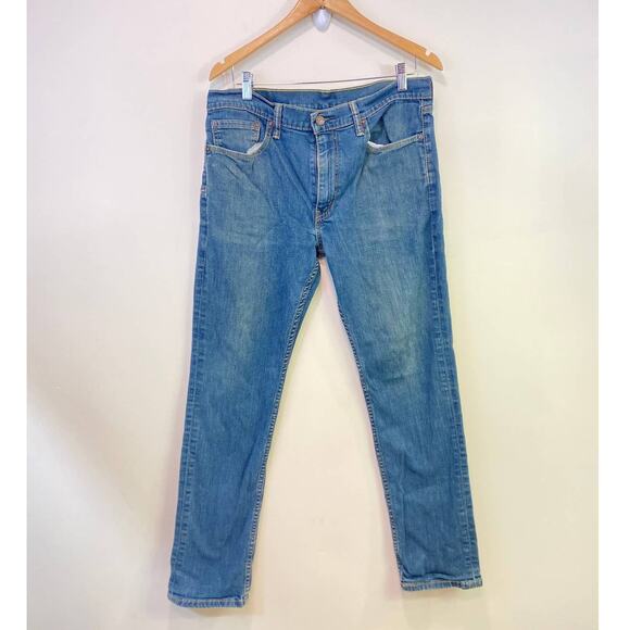 Levis 511 Mens Denim VTG Straight Yellow and Orange Tread 36us - Picture 1 of 4